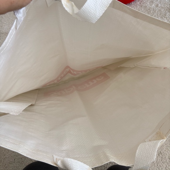 Supreme White Tote Bag and Box Logo Sticker - Picture 12 of 13